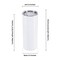 Makerflo 30 oz Thick Sublimation Blank Tumbler with Lid and Straw - Pack of 1 | Craft-Ready for DIY Gifts & Personalization (Sublimation, Epoxy, UV DTF, Vinyl, and Laser Engraving)